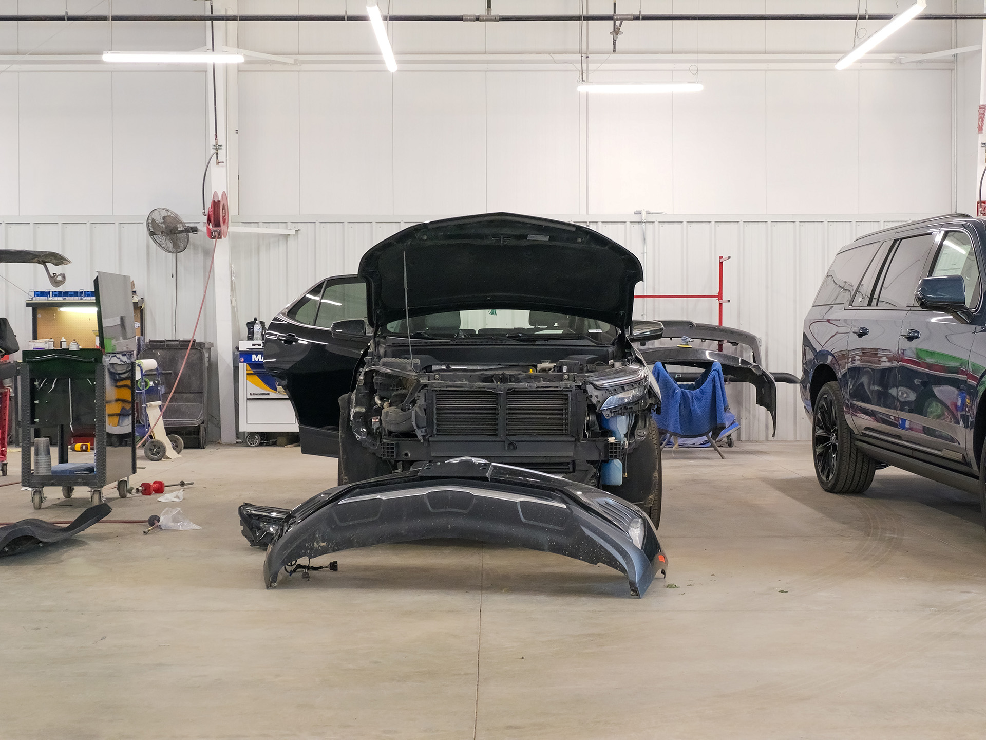 Vehicle body work at Jim Winter Collision